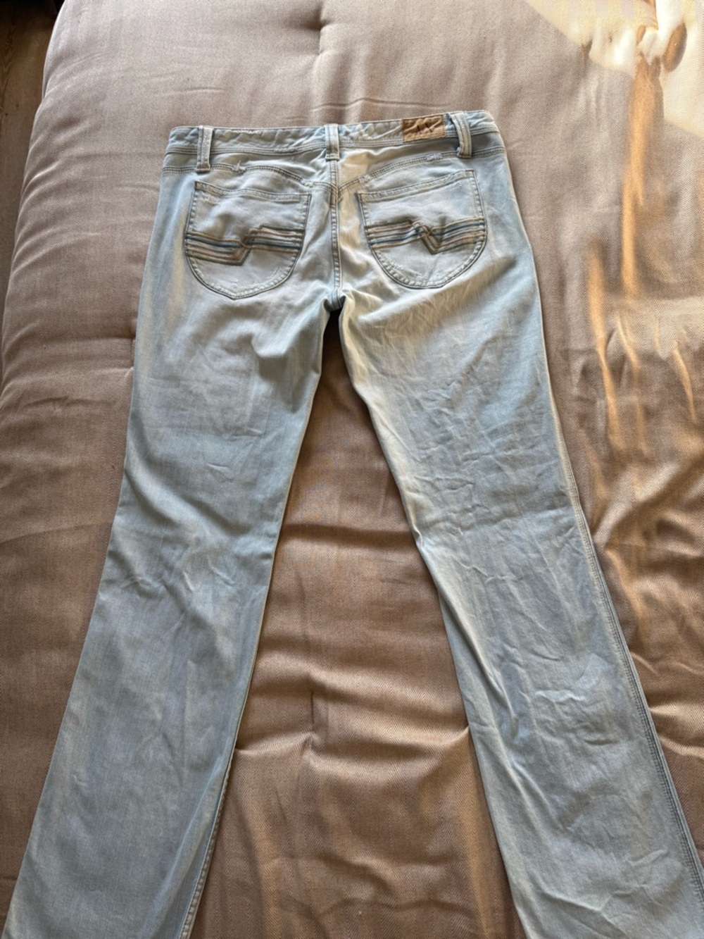 Vintage Armani Exchange Pale Blue Women's Jeans -boot cut